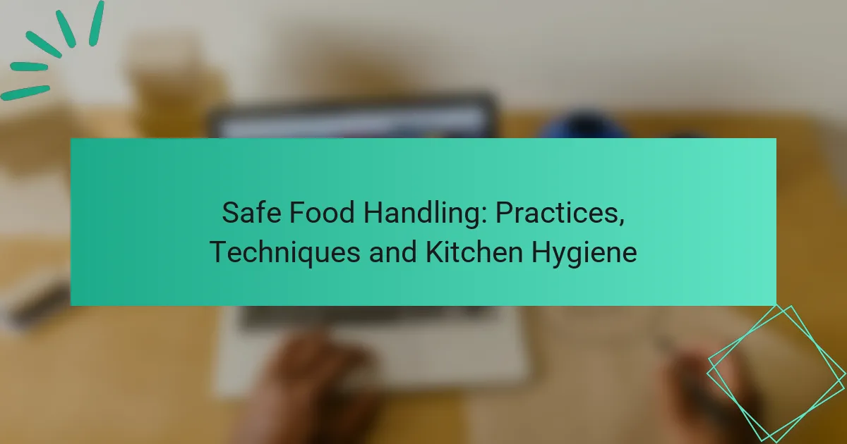 Manipulación Segura de Alimentos: Prácticas, Técnicas y Higiene en la Cocina
